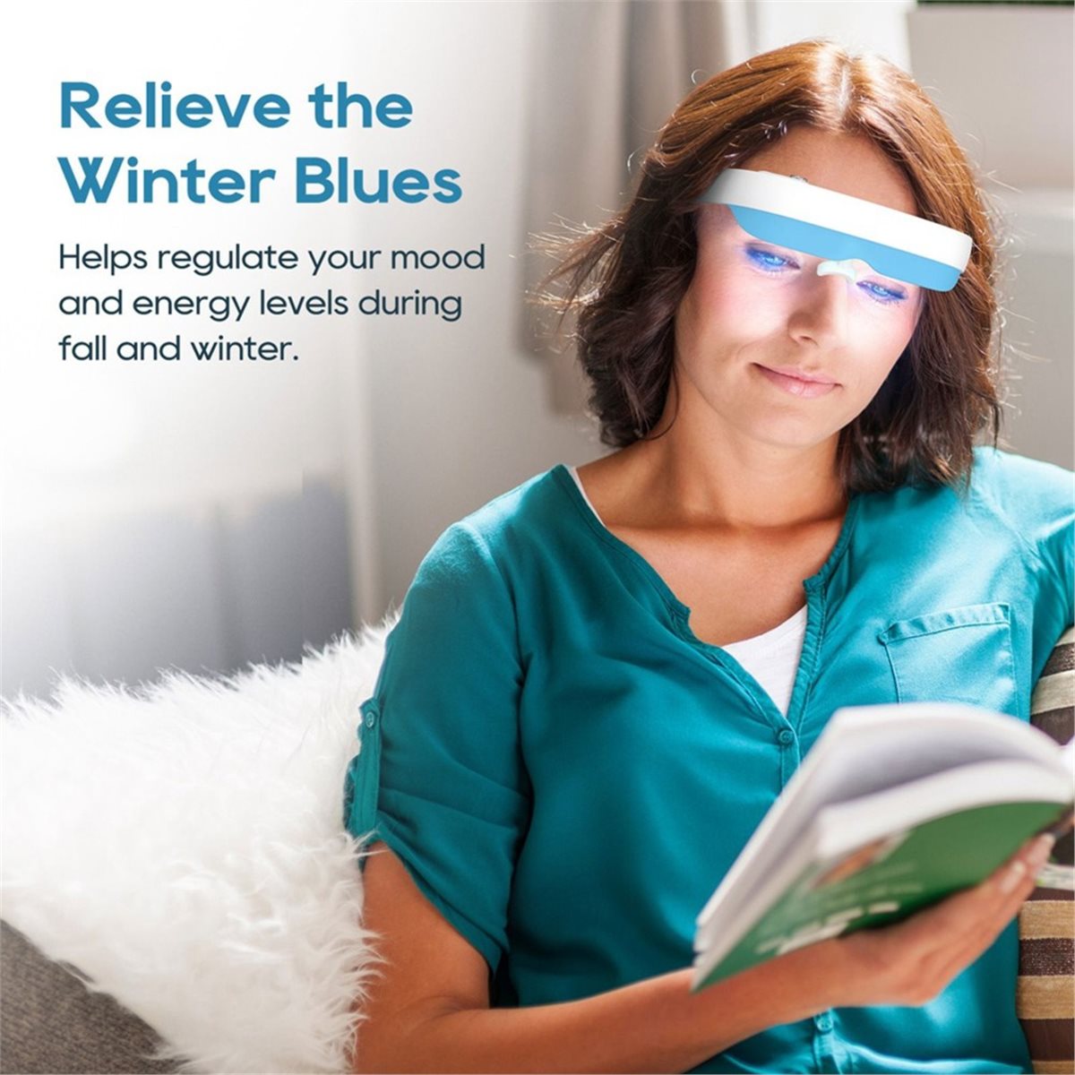 Light Therapy Glasses - Óculos de Terapia de Luz DT75BG,