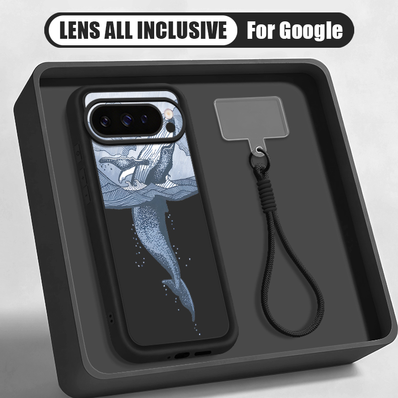 Google Pixel 8A - Capa de Silicone Macia com Estampa