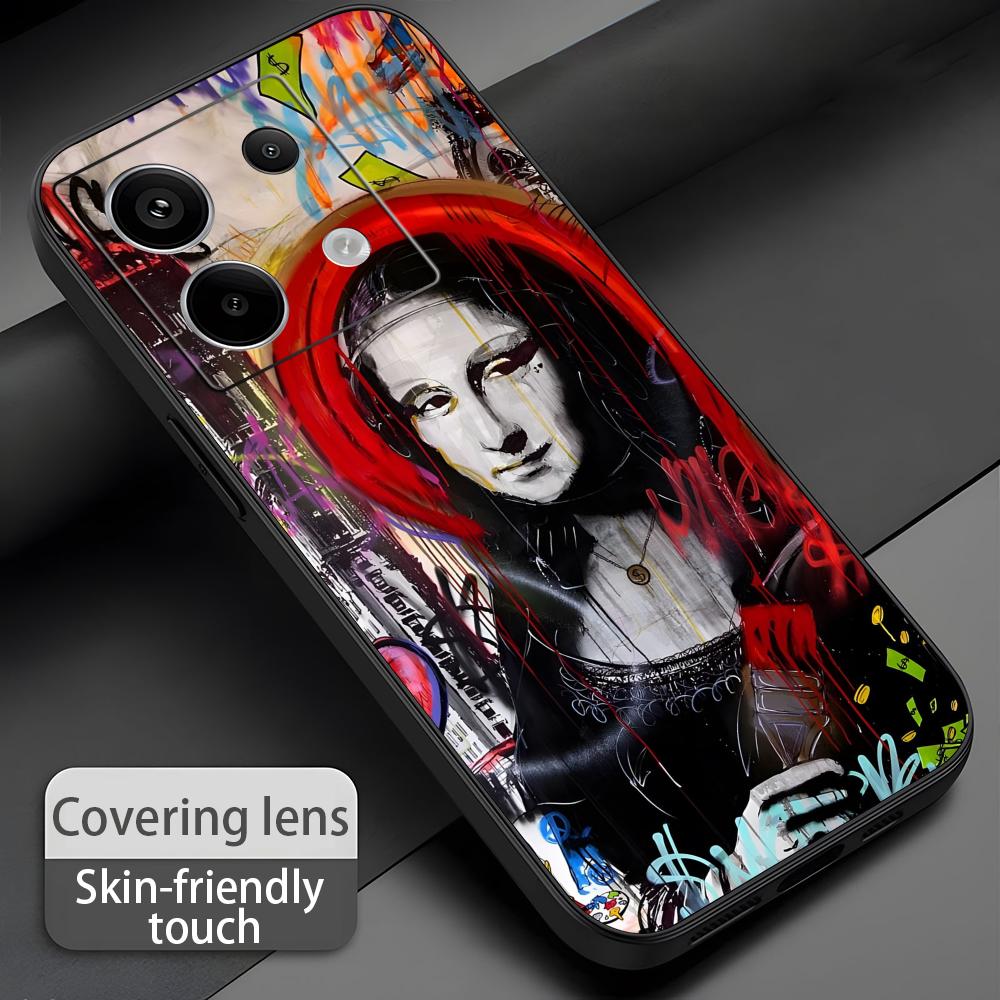 Banksy graffiti arte caso de t - Xiaomi Redmi Note 14 avaliação e preço