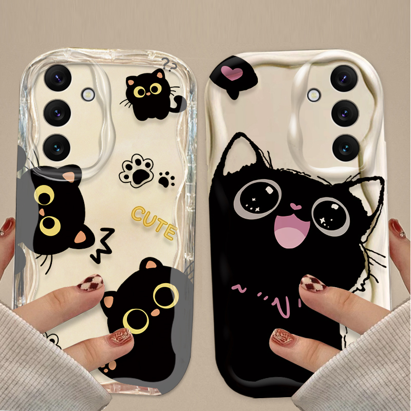 Bonito olhos grandes gato pret - Samsung Galaxy A55 avaliação e preço