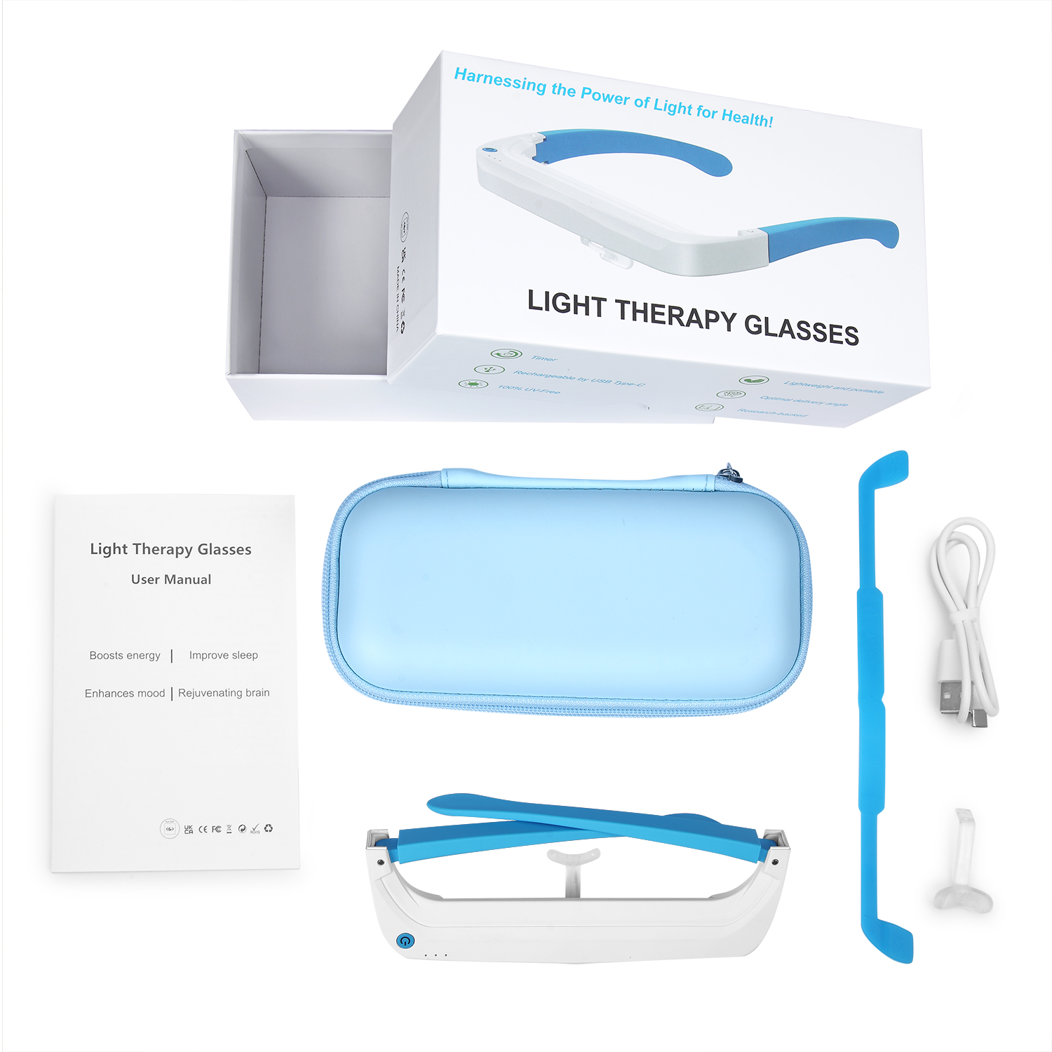 Óculos de Terapia de Luz SAD P - Light Therapy Glasses avaliação e preço
