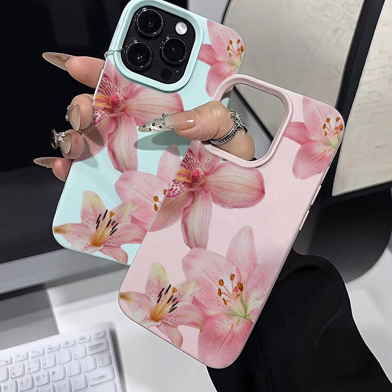Rosa lírio lichia textura caso - Samsung Galaxy A55 avaliação e preço