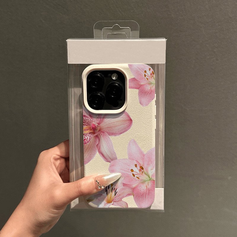 Rosa lírio lichia textura caso - Samsung Galaxy A55 avaliação e preço
